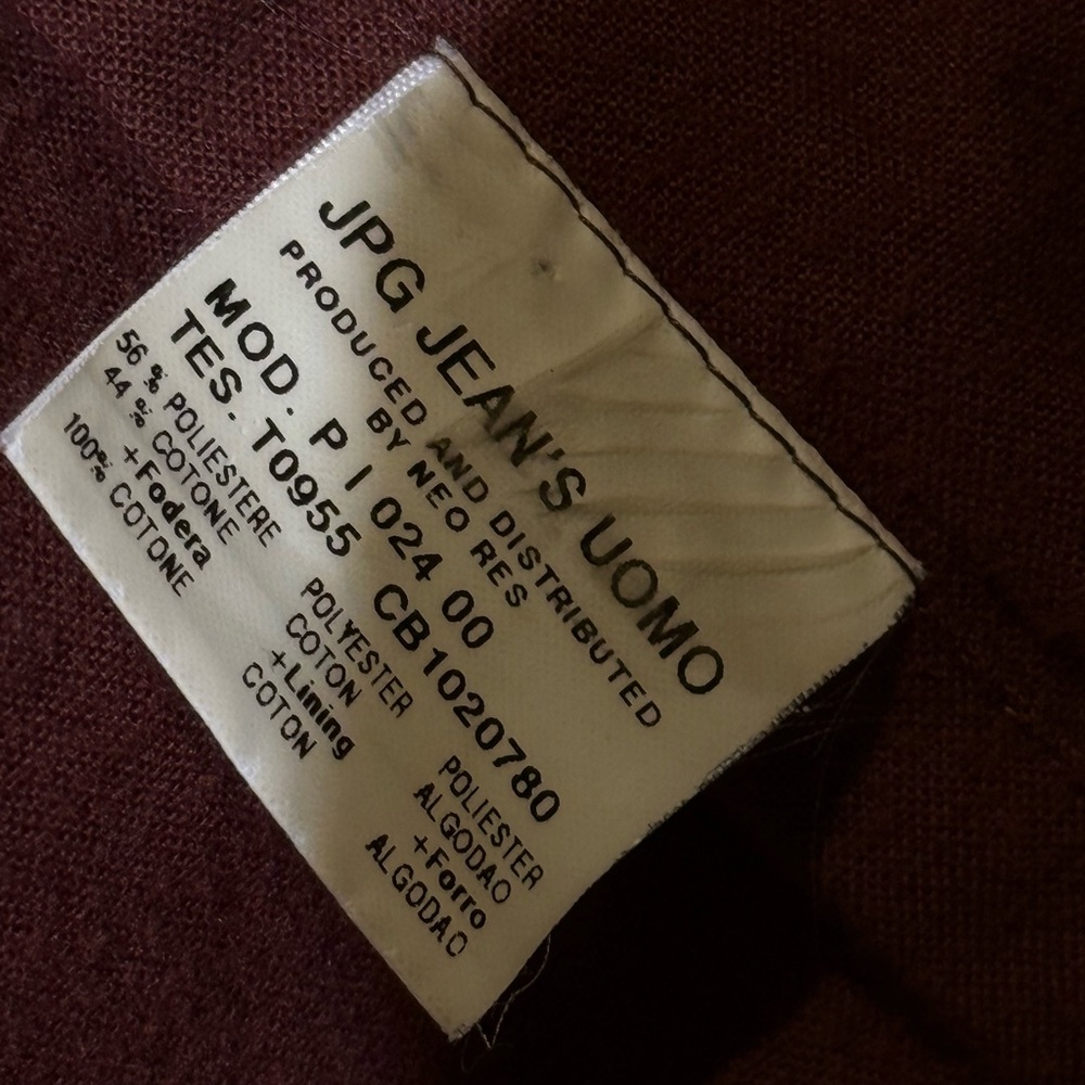 Jean Paul gualtier jeans denim corduroy jacket - Picture 10 of 10